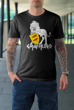 T-Shirt mit Wappen von Graf Huno